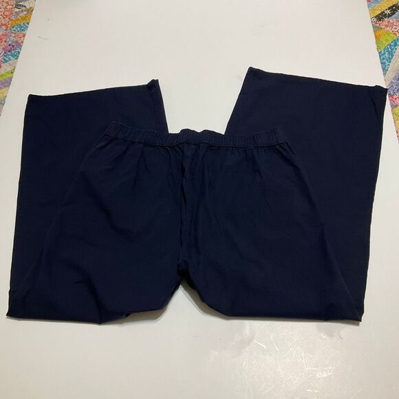 Banana Republic Wide Leg Crop. High tie waist. Navy. Small - Picture 12 of 16